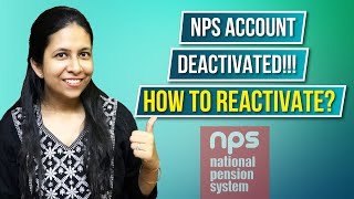 NPS Account Deactivated  How to Unfreeze NPS Account  National Pension Scheme  CA Neha Gupta [upl. by Hsac]