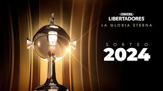 SORTEO COMPLETO DE LA FASE PRELIMINAR  CONMEBOL LIBERTADORES 2024 [upl. by Delaney]