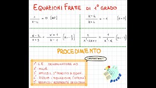 Equazioni fratte di primo grado  esercizi 01 [upl. by Schaper]