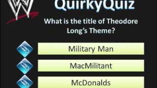 WWE Interactive Quiz Quirky Quiz by PSPlaytime [upl. by Towny]