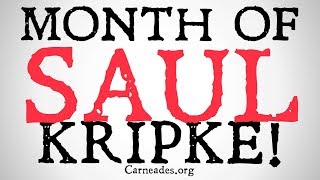 A Month of Saul Kripke [upl. by Nilyaj]