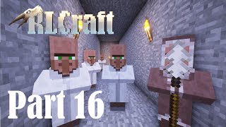 RlCraft  Exploiting villagers for OVERPOWERED enchants Part 16 [upl. by Cinamod]