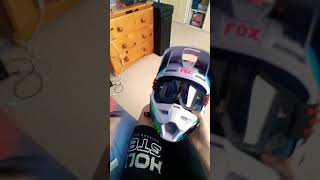 Mounting a gopro mount to MX helmetFox V1 [upl. by Alac]