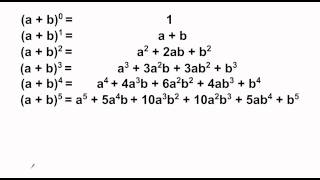 Binomial Expansion with Pascals Triangle 68a [upl. by Bach602]