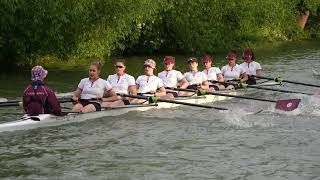 St Catharines W1 Division 1 Wednesday Cambridge May Bumps 2024 slow motion [upl. by Jenifer]