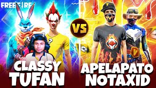 Apelapato  Notaxid vs Nonstop Gaming  NXT Classy 🔥  🇧🇷 ❤️ 🇮🇳  Legendary Match  Free Fire [upl. by Ardnuaed]