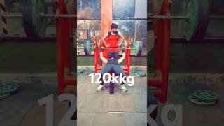 120kg chest workout [upl. by Atiluj]