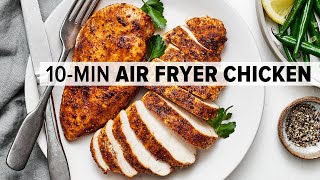 AIR FRYER CHICKEN BREASTS that are super tender flavorful amp juicy [upl. by Eecyal]