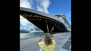 Disney Fantasy amp Disney Magic Docking at Port of Nassau [upl. by Nylirej]