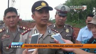 Proyek Tol PematangBatang Dikebut Sebelum Mudik [upl. by Ennayelhsa601]