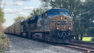 CSX 5377 amp 3440 Ravenna Heritage [upl. by Hughes277]