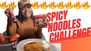 Spicy Noodles Challenge ￼ ￼EPIC FAIL [upl. by Oironoh218]