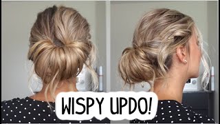 WISPY DATE NIGHT UPDO SHORT MEDIUM AND LONG HAIRSTYLES [upl. by Anne-Corinne]