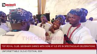 Top Royal Club Gbobaniyi Shines With Ooni At IleIfe In Spectacular Celebrations [upl. by Acilegna]