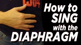 How to Sing with Diaphragmatic Support  Free Vocal Singing Lesson  Diaphragm [upl. by Aiuqcaj545]