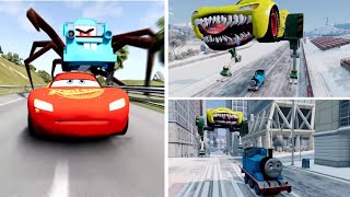 Lightning McQueen Thomas Train Eater  Coffin Dance Song Cover coffindance [upl. by Moyers]