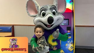 CHUCK E CHEESE Family Fun With Indoor Activities for Kids [upl. by Yniattirb317]