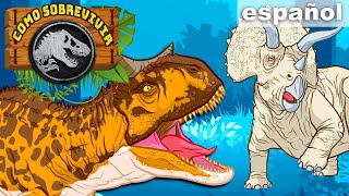 Los Dinosaurios Más Peligrosos  CÓMO SOBREVIVIR A JURASSIC WORLD [upl. by Ellissa]