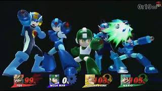 Megaman Final Smash  SUPER FIGHTING ROBOT Super Smash Bros Invitational E3 2014 [upl. by Shakespeare]