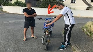 JAI DONNÉ LA MOTO CROSS A UN ABONNÉ  YASSINE EST FURIEUX 😡 [upl. by Laurens]