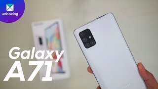 Samsung Galaxy A71  Unboxing en español [upl. by Letnwahs461]