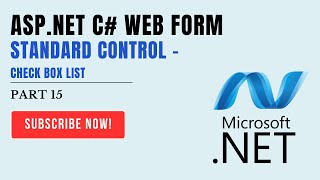 15 CheckBoxList  ASPNET C WEB FORM Control  ITHW  ASPNET [upl. by Dias]