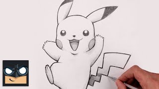 How To Draw Pikachu  Pokemon Sketch Tutorial for BEGINNERS [upl. by Merry]