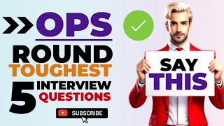 Ops Round 5 interview questions with Answers [upl. by Aryas]