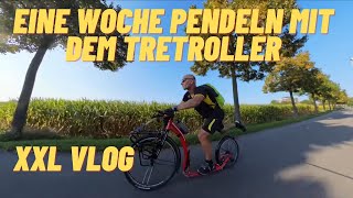 Eine Woche pendeln mit dem Tretroller Yedoo Trexx  XXLVlog [upl. by Ykroc]