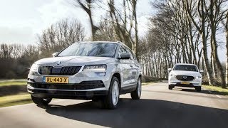 2018 Mazda CX5 vs 2018 Skoda Karoq [upl. by Aynatal768]