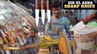 Knife Market in KarachiSharp Chaku EidulAzah Qurbani Pakistan 2024 [upl. by Maloy871]