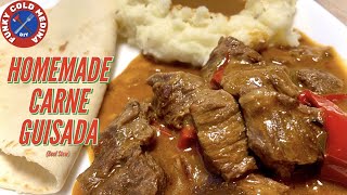 Homemade Carne Guisada Recipe  Beef Stew Pressure Cooker Recipe [upl. by Farhi]