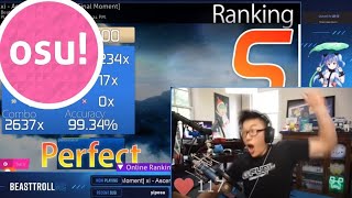 Beastrollmc Reacts To Meramis Ascension To heaven DT FC 1208⭐ Kroytz osu [upl. by Uwton603]