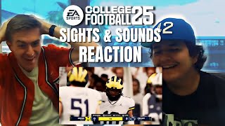 EA SPORTS COOKED College Football 25  Sights and Sounds Deep Dive Reaction [upl. by Zul797]