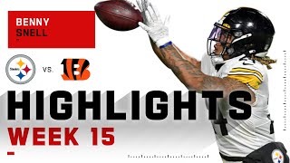 Benny Snell Highlights vs Bengals  NFL 2020 [upl. by Binnie]