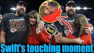 Taylor Swift amp Travis Kelces best moments after Chiefs’ Win AFC Championship [upl. by Ahsurej]