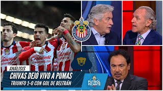 ANÁLISIS Chivas venció 10 a Pumas en el partido de ida de los cuartos en Liguilla  Futbol Picante [upl. by Htaek266]