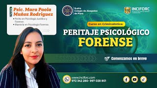 PERITAJE PSICOLÓGICO FORENSE [upl. by Itirahc865]