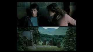 Harry Potter remonte le temps  comparaison des scènes   Harry Potter back in time split screen [upl. by Eisnil]