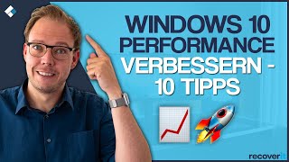 Windows 10 schneller machen 🚀  Tipps 2021 [upl. by Naitsabas]