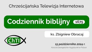 Codziennik biblijny Słowo na dzień 15 października 2024 r [upl. by Ahsitnauq970]