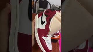 Unboxing air jordan 1 high sneakers sneakers sneakershopping [upl. by Litman814]