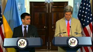 Secretary Kerry Meets With Ukrainian Foreign Minister Klimkin [upl. by Oremoh456]