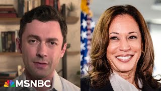 Sen Ossoff VP Kamala Harris has put Georgia in play and will win the state [upl. by Lechar723]