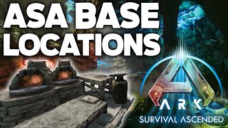 ARK Survival Ascended  Top 10 Best Base Locations [upl. by Kolk]