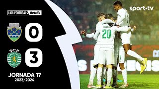 Resumo Chaves 03 Sporting  Liga Portugal Betclic  sport tv [upl. by Kliber564]