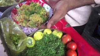 bombay bhel puri  juhu beach mumbai travel food [upl. by Dulcine118]