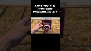 3M headlight restoration kit put to the test 3m headlightrestoration diy automobile [upl. by Loar564]