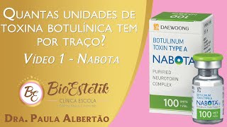 Como fazer a diluição da toxina Botulínica  Vídeo 1  NABOTA [upl. by Lled195]