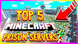 TOP 5 BEST OP PRISON MINECRAFT SERVERS 1819110112113114115116 2020 HD [upl. by Vasili]